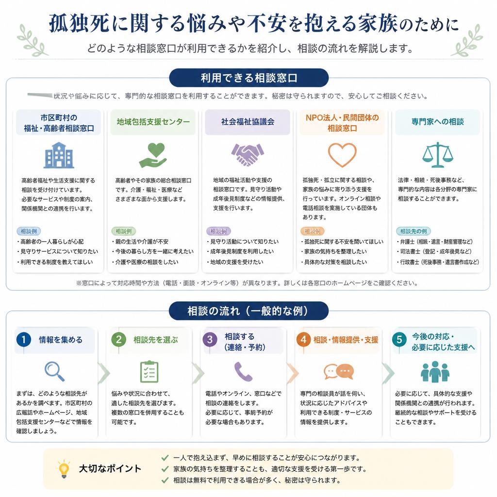 5. 専門の相談窓口とは
