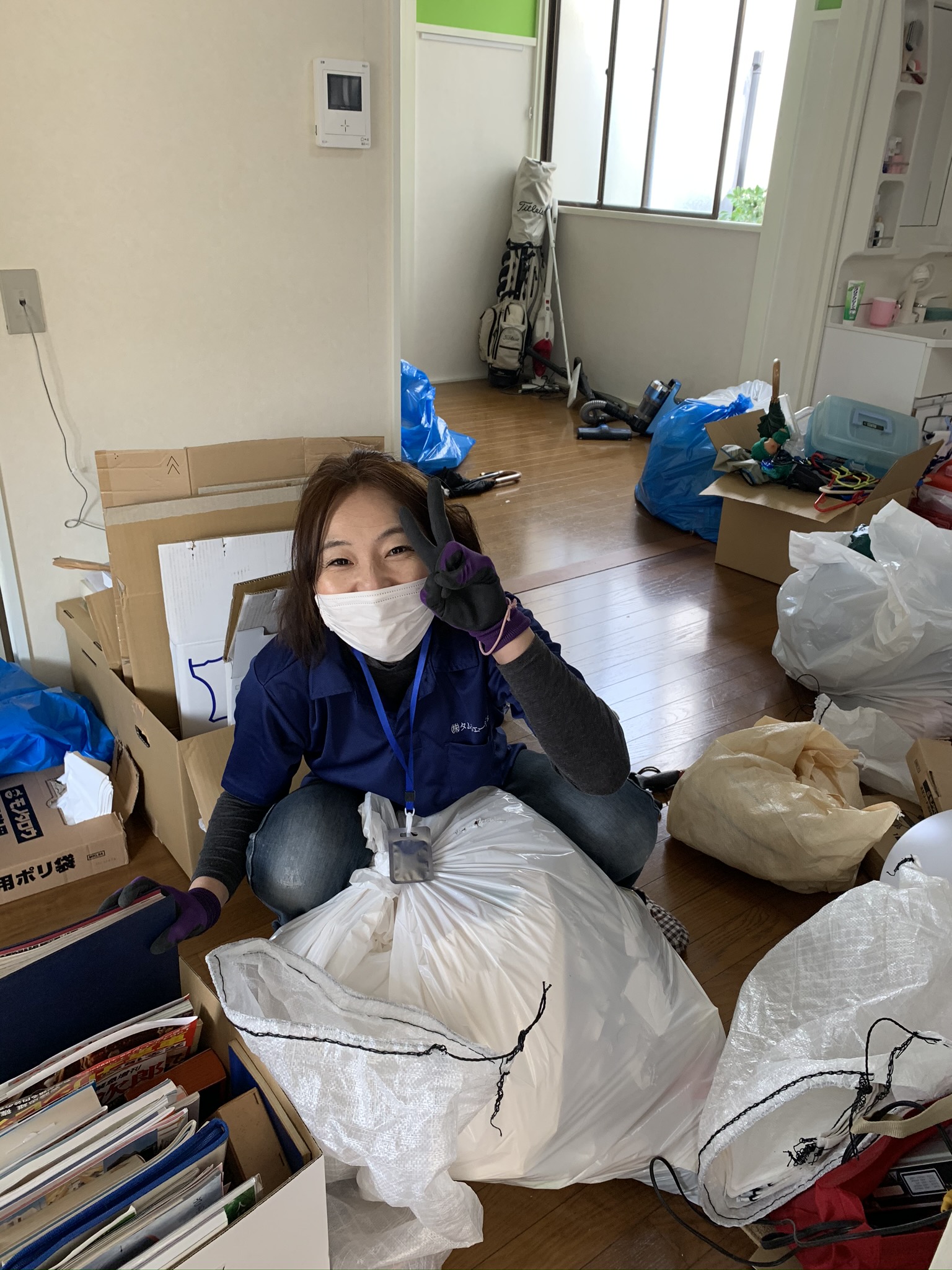 専門スタッフによる丁寧な作業