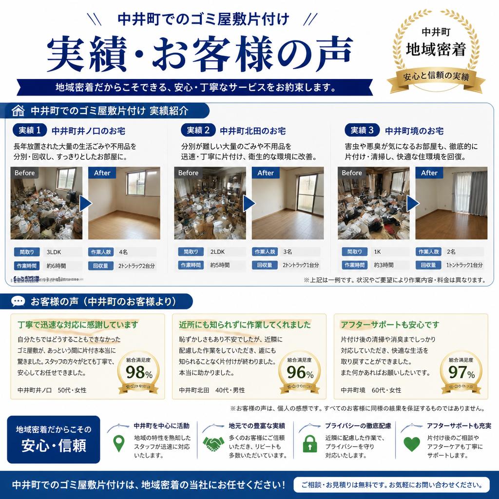 中井町での実績