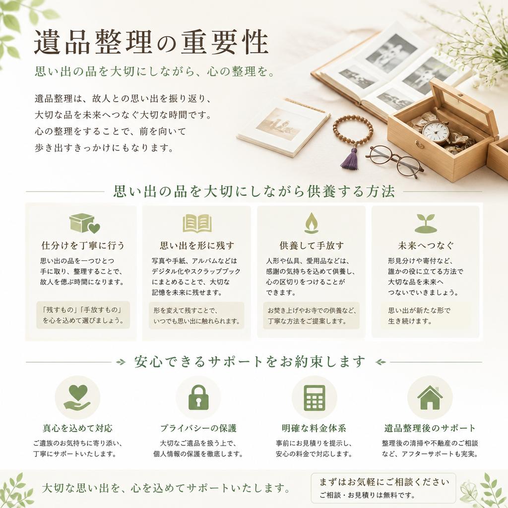 思い出の整理と供養
