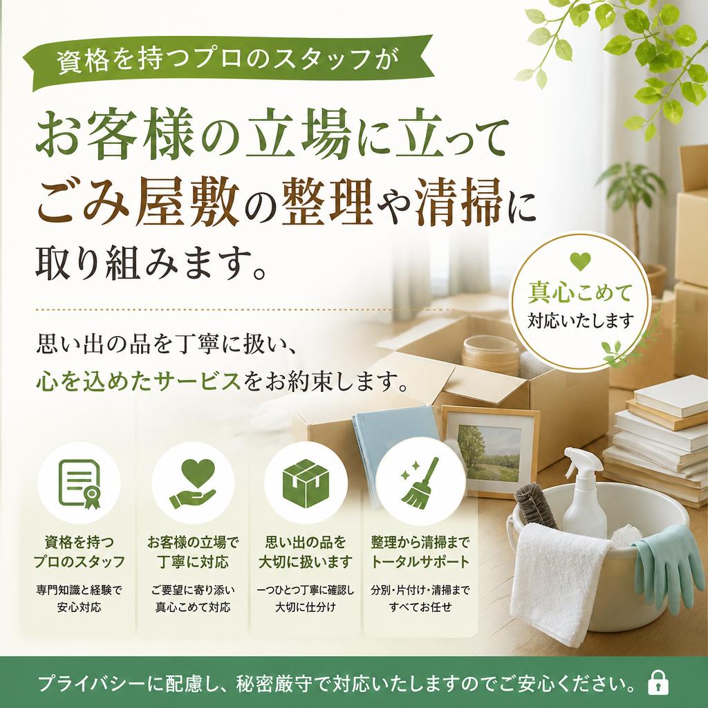 専門スタッフによる丁寧な対応