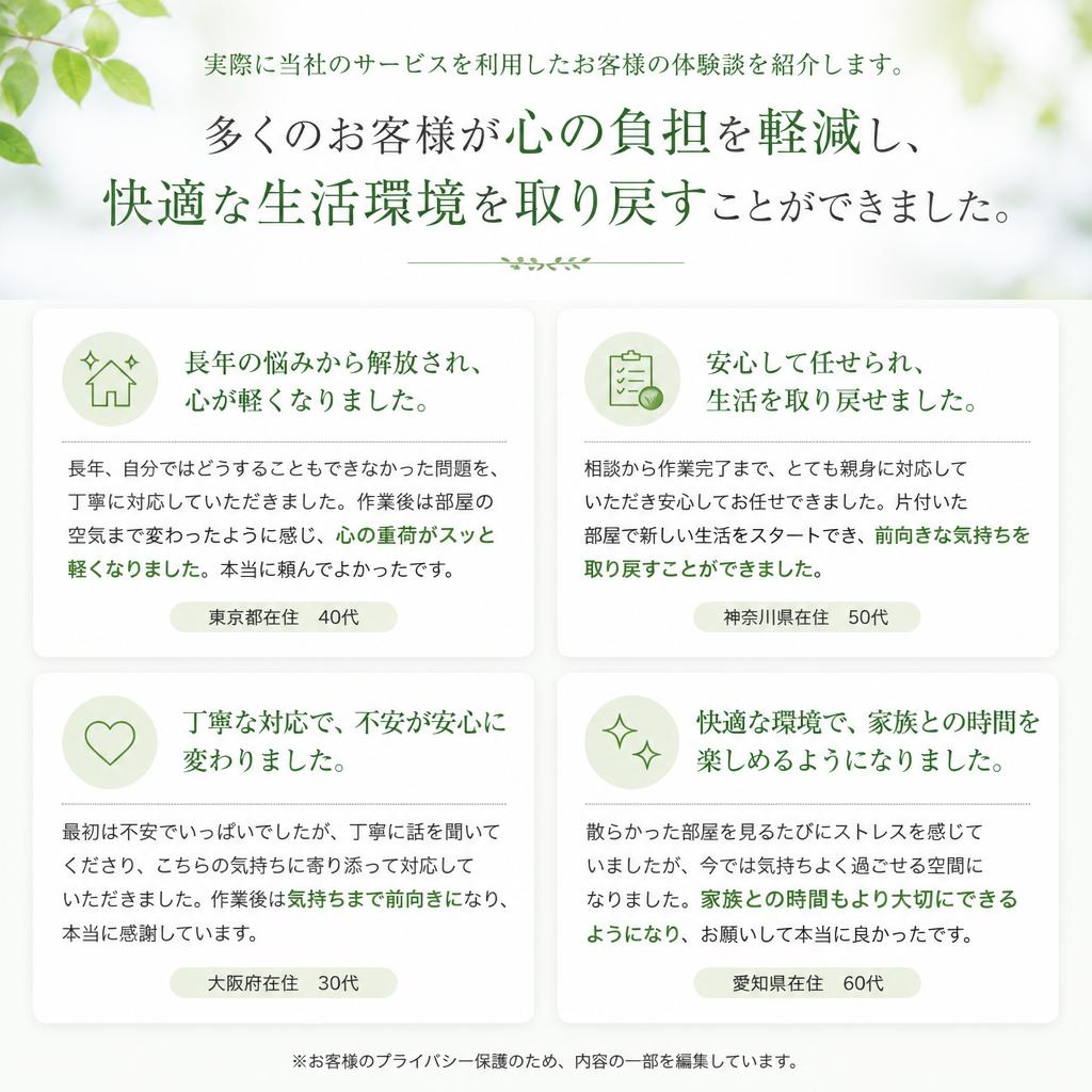 お客様の声