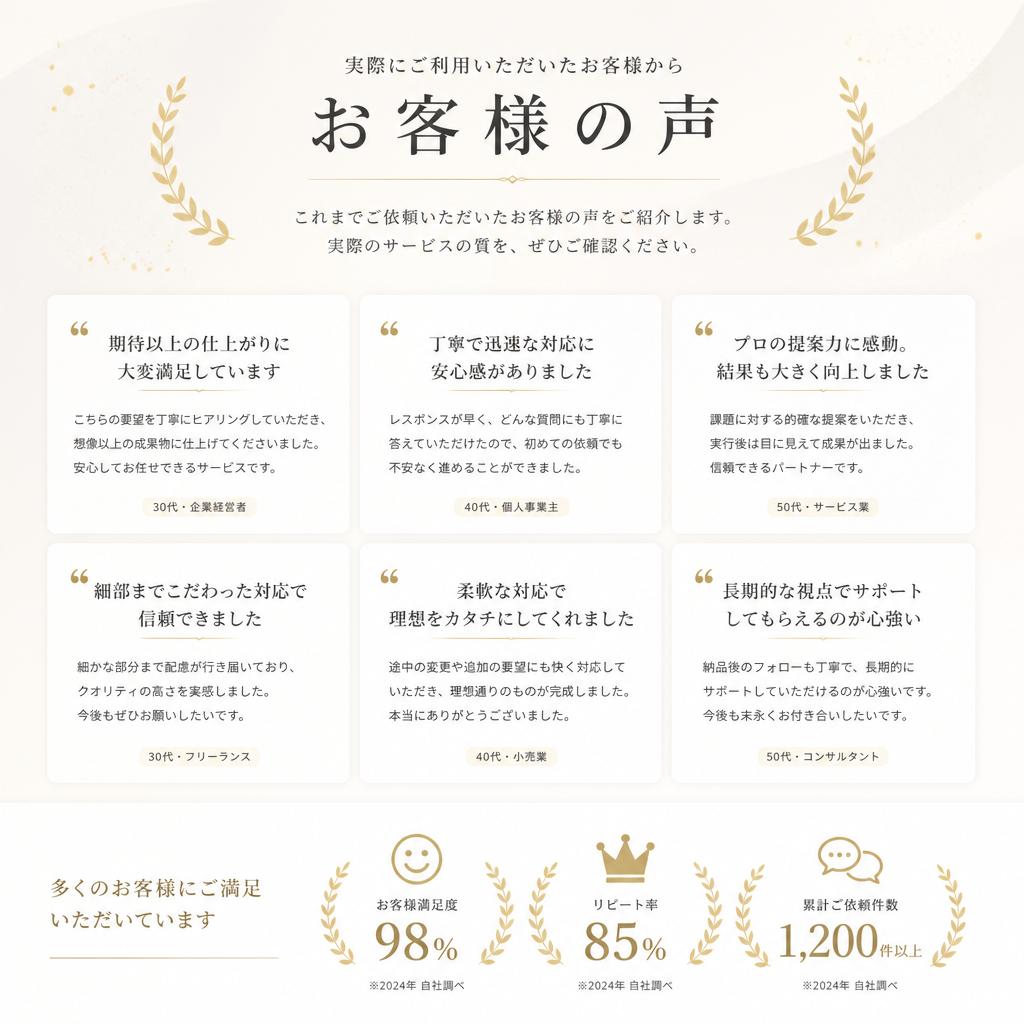 お客様の声