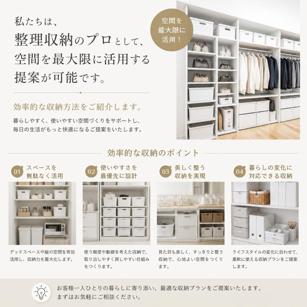 4. 整理収納のスキルを活かす
