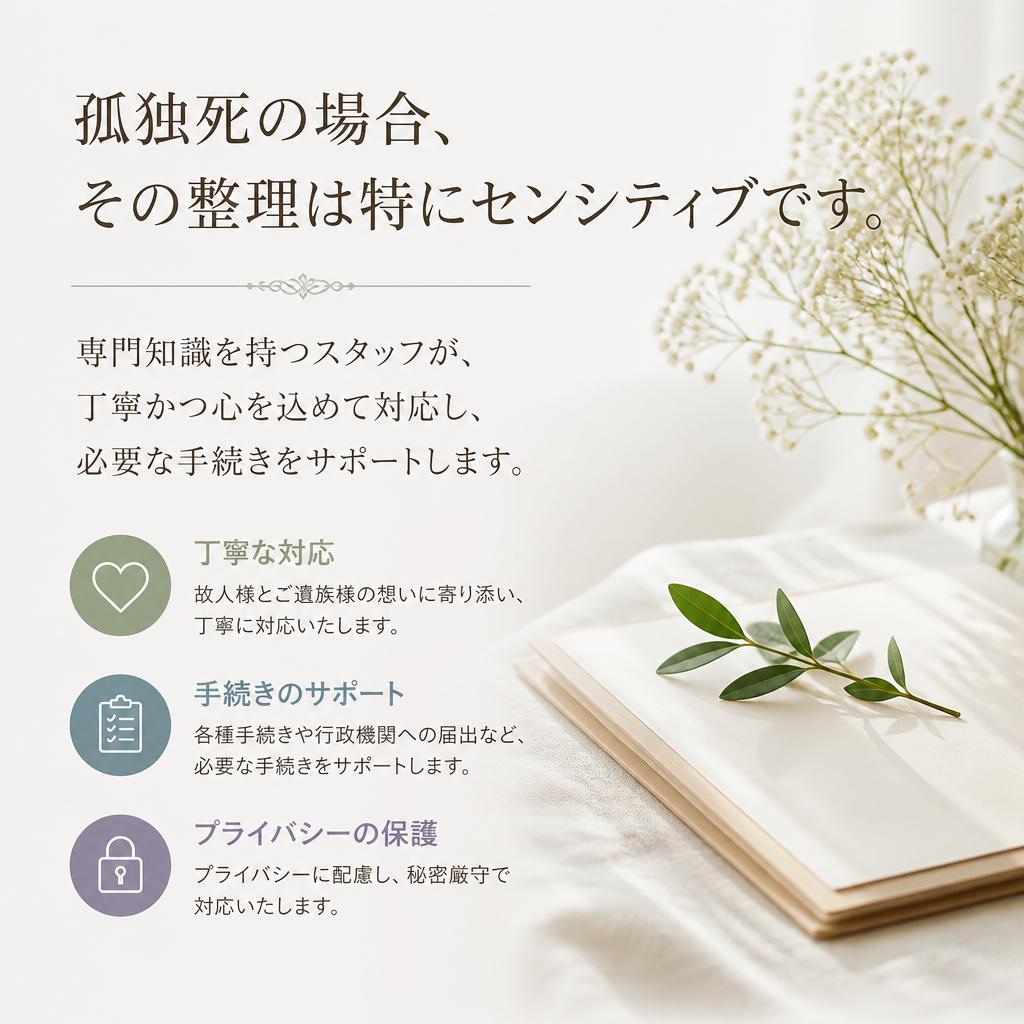孤独死の整理について