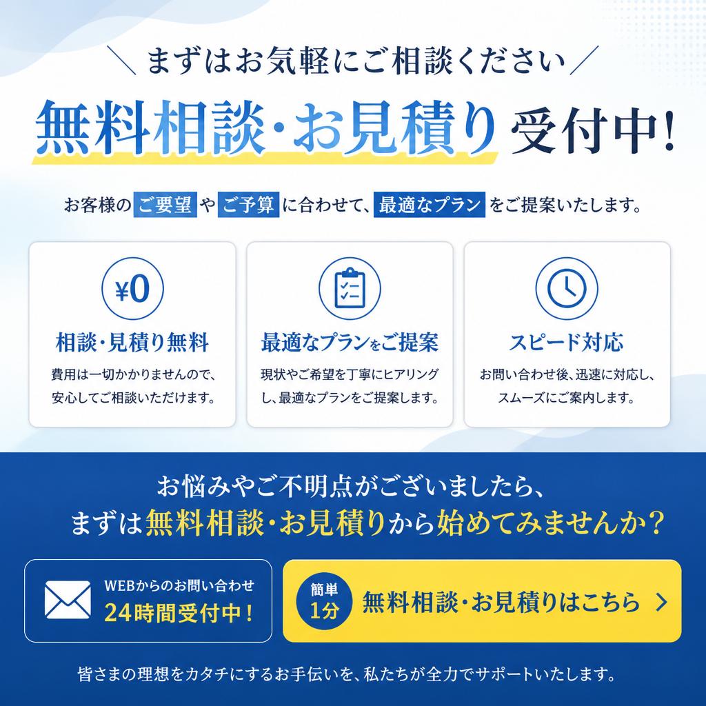 今すぐお問い合わせを！