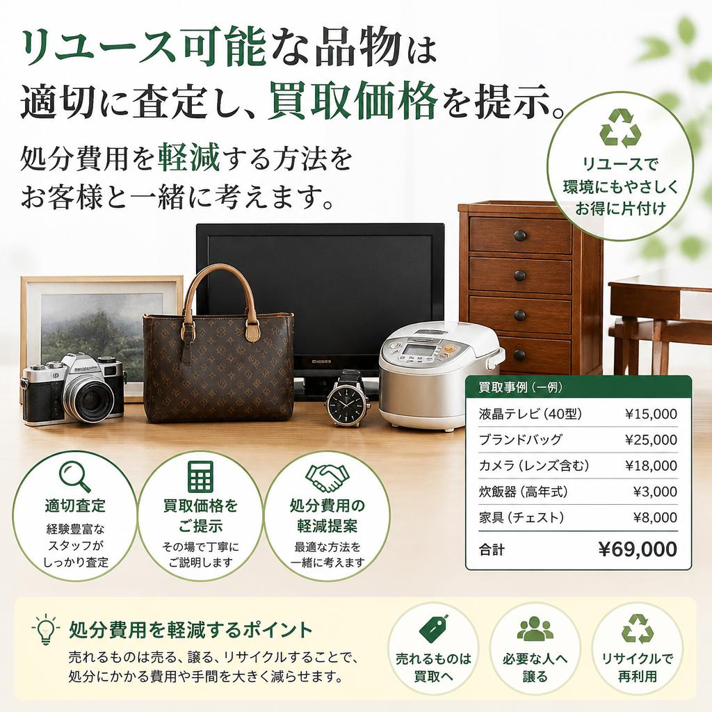処分費用の軽減をご提案