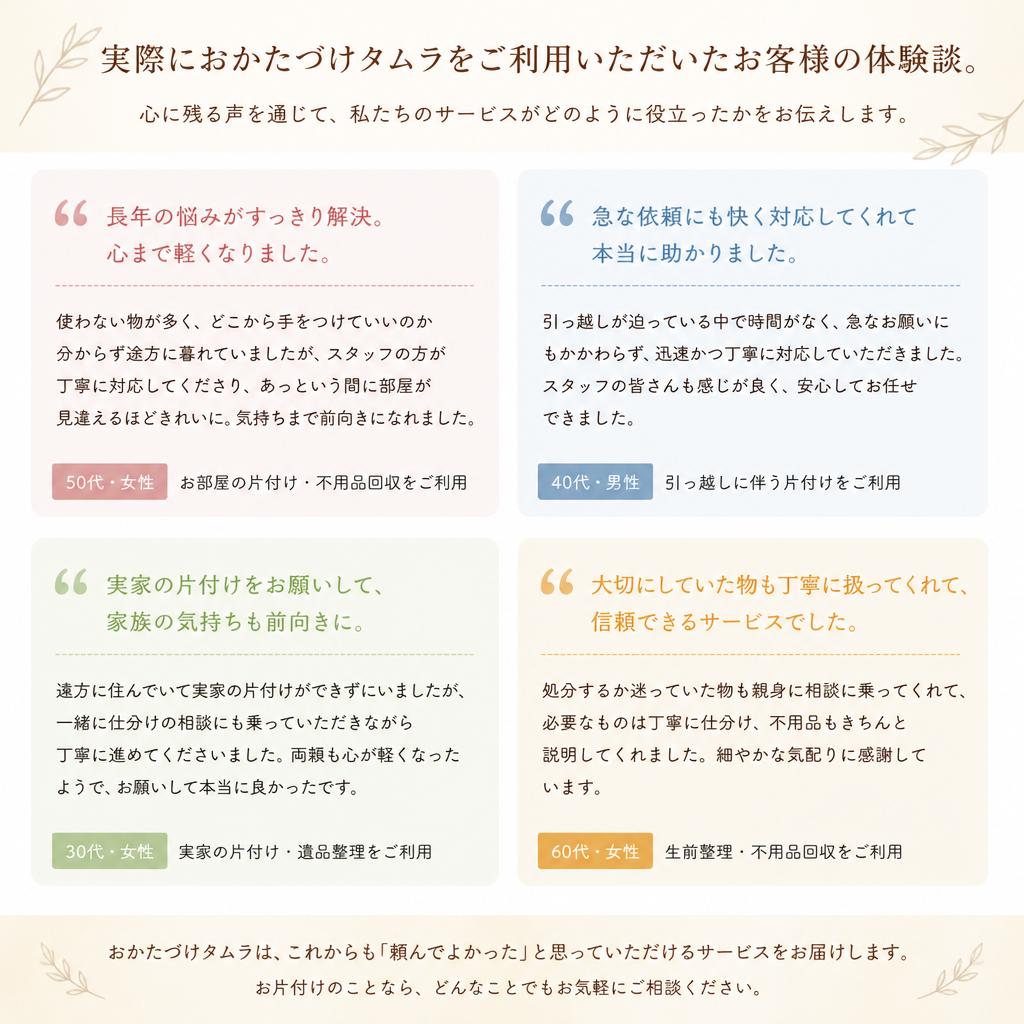 お客様の声
