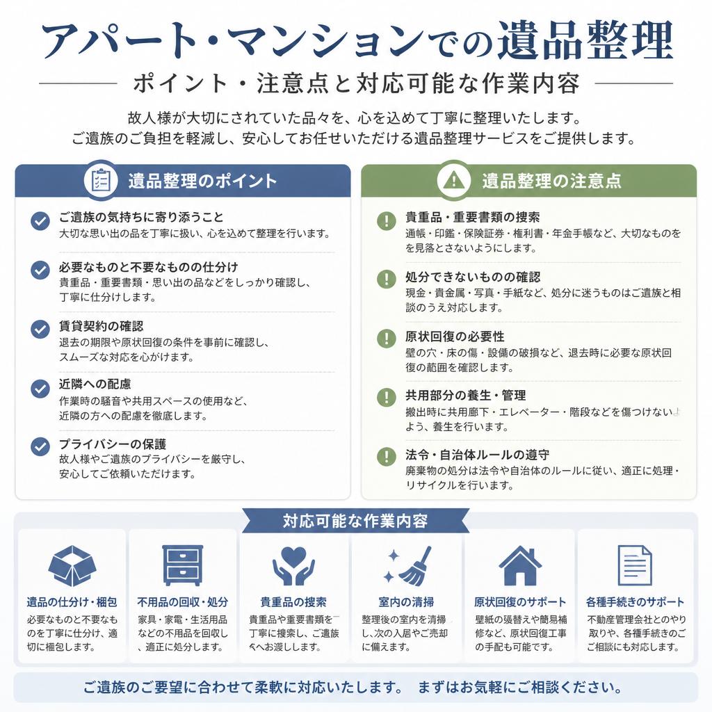 5. アパート・マンションでの遺品整理
