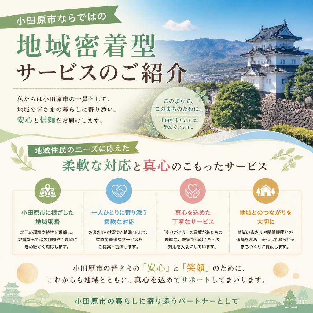 地域密着型のサービス