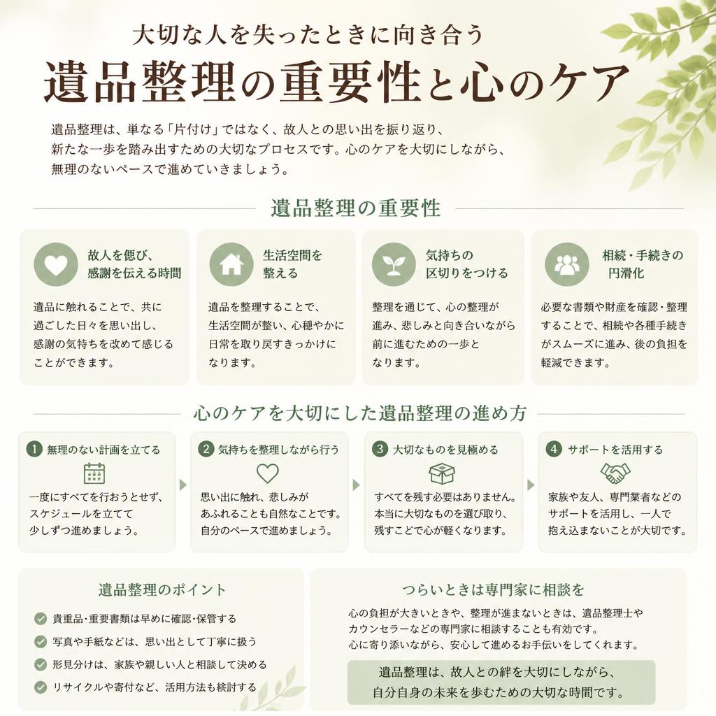遺品整理の必要性