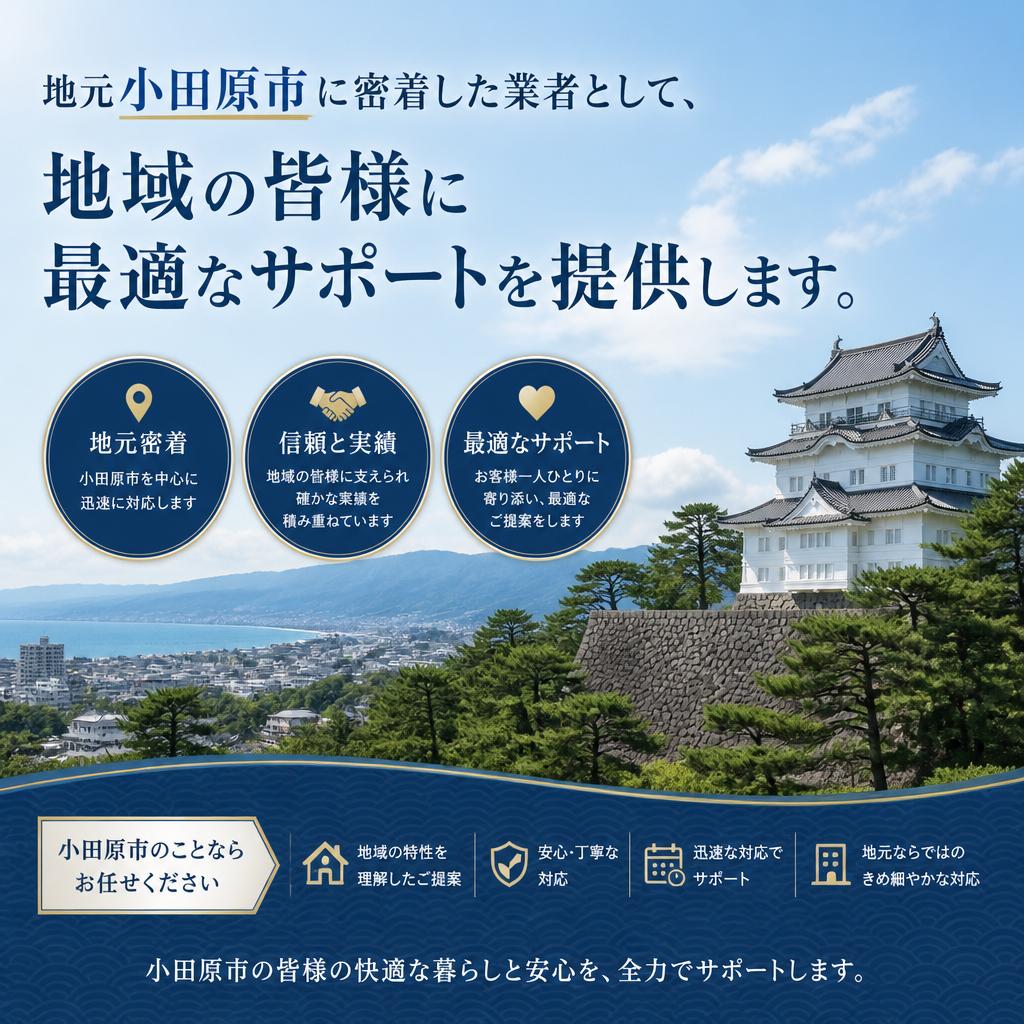 2. 地元業者による信頼のサービス