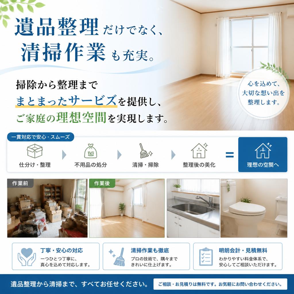 4. 清掃サービスで新たな空間を創造