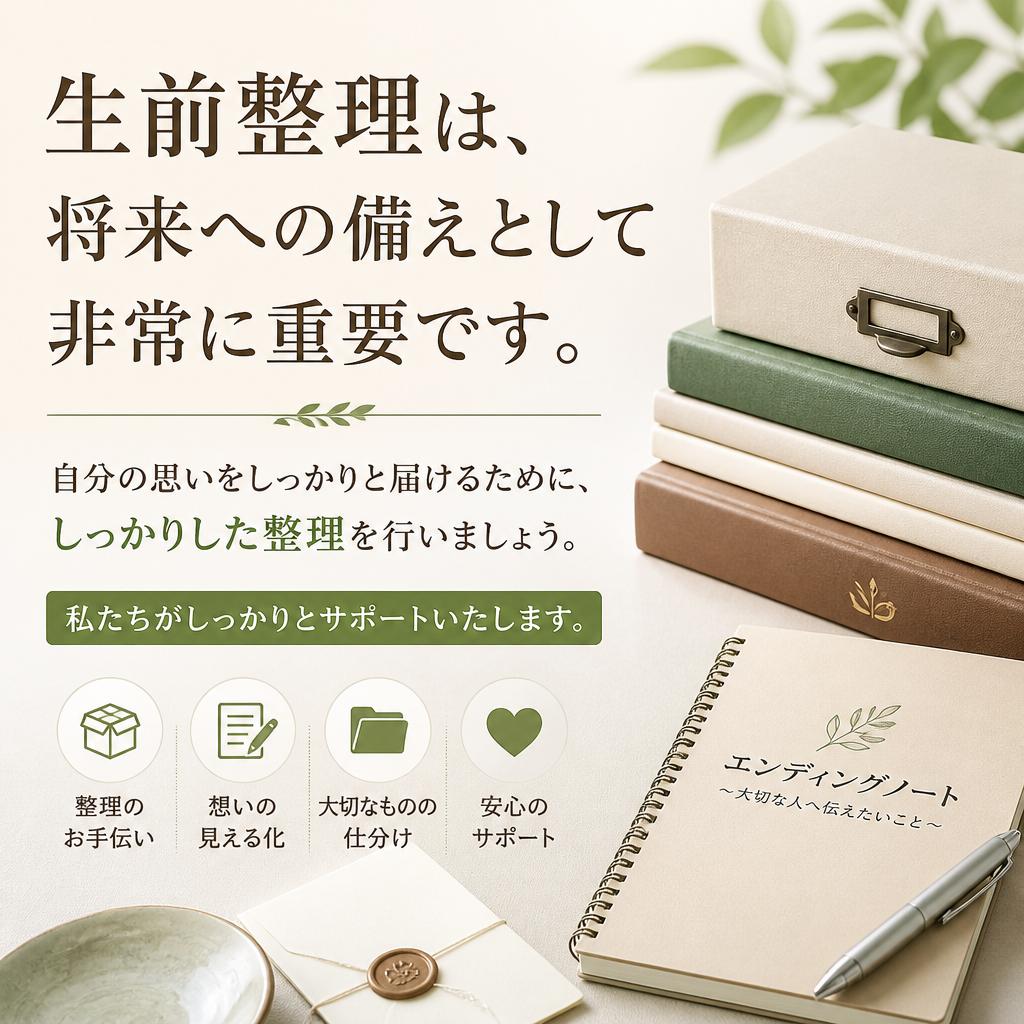生前整理で未来を明るく