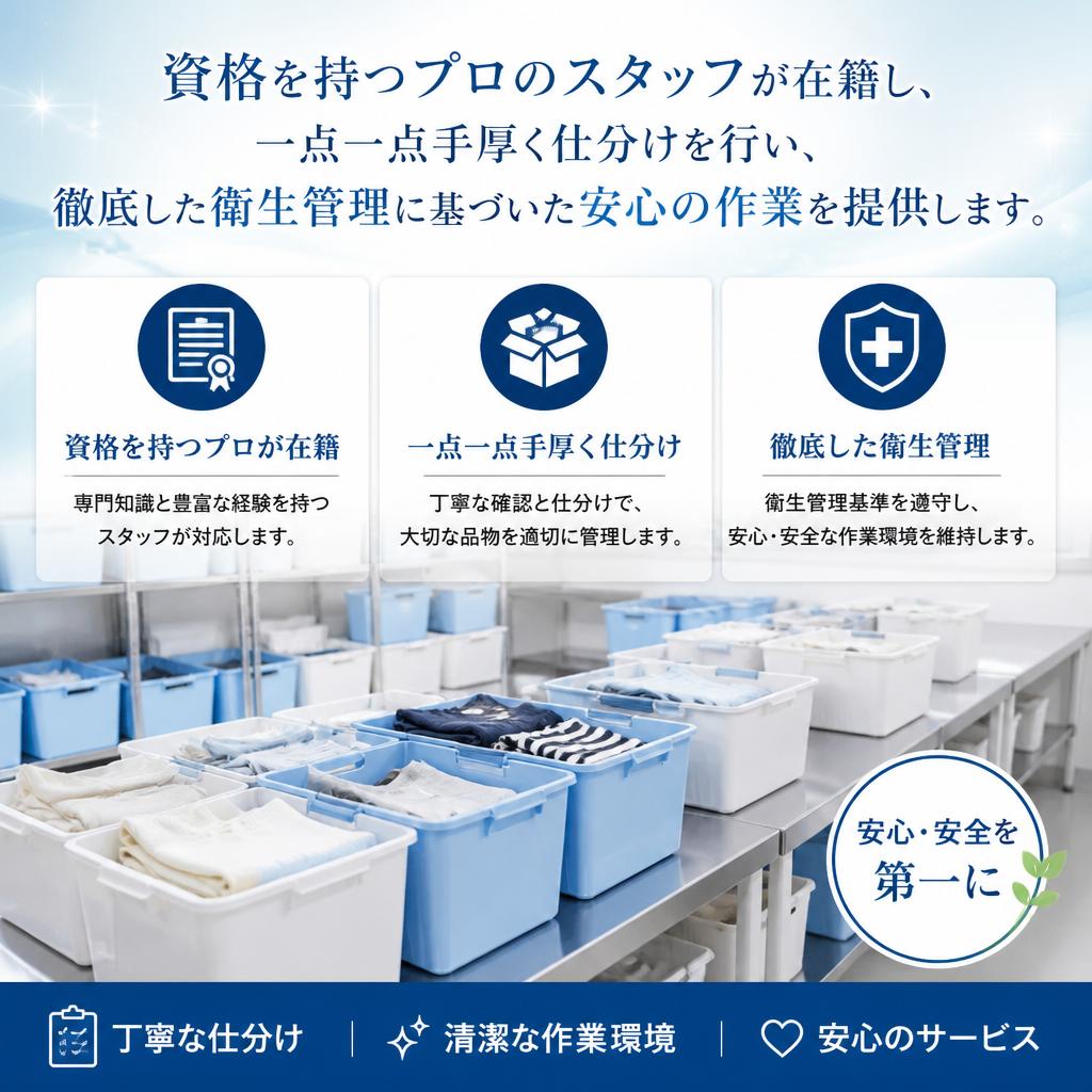 生前整理・遺品整理のプロフェッショナル