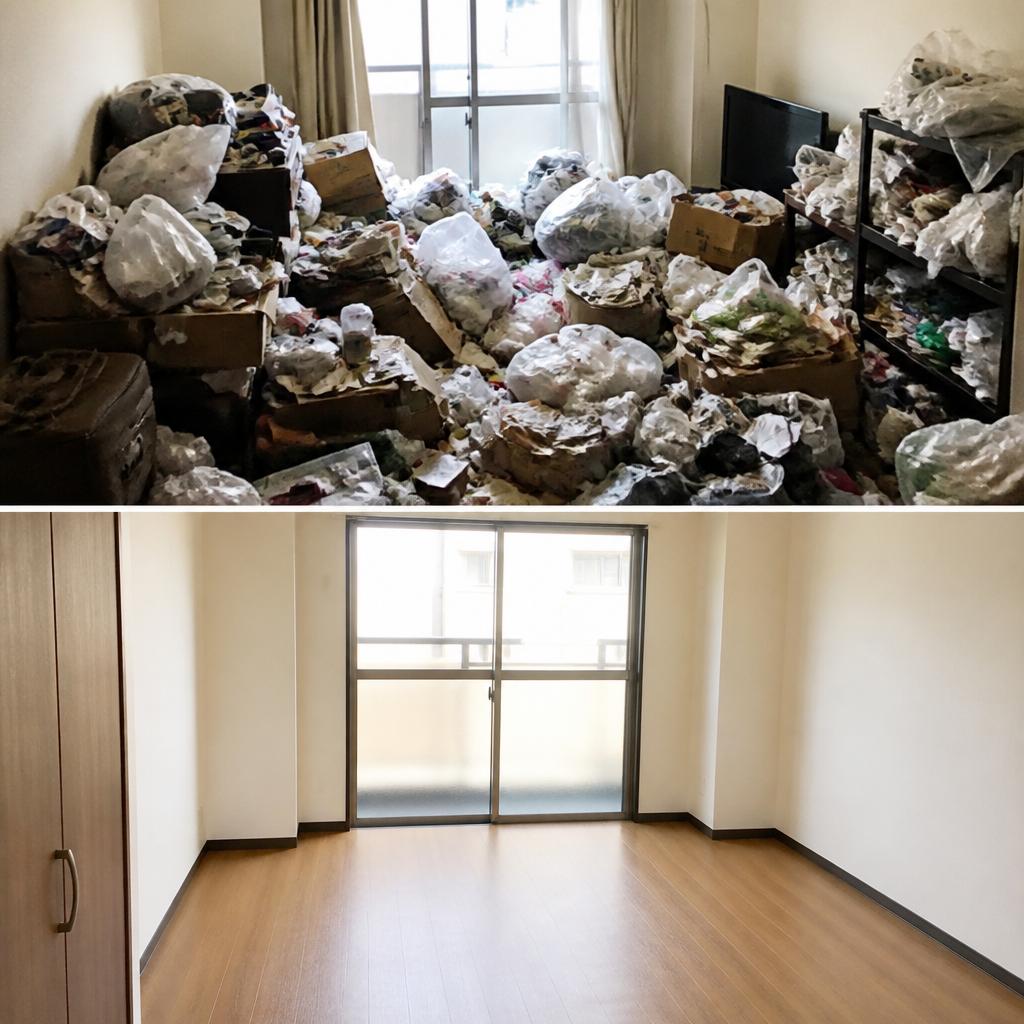 ごみ屋敷の整理も得意