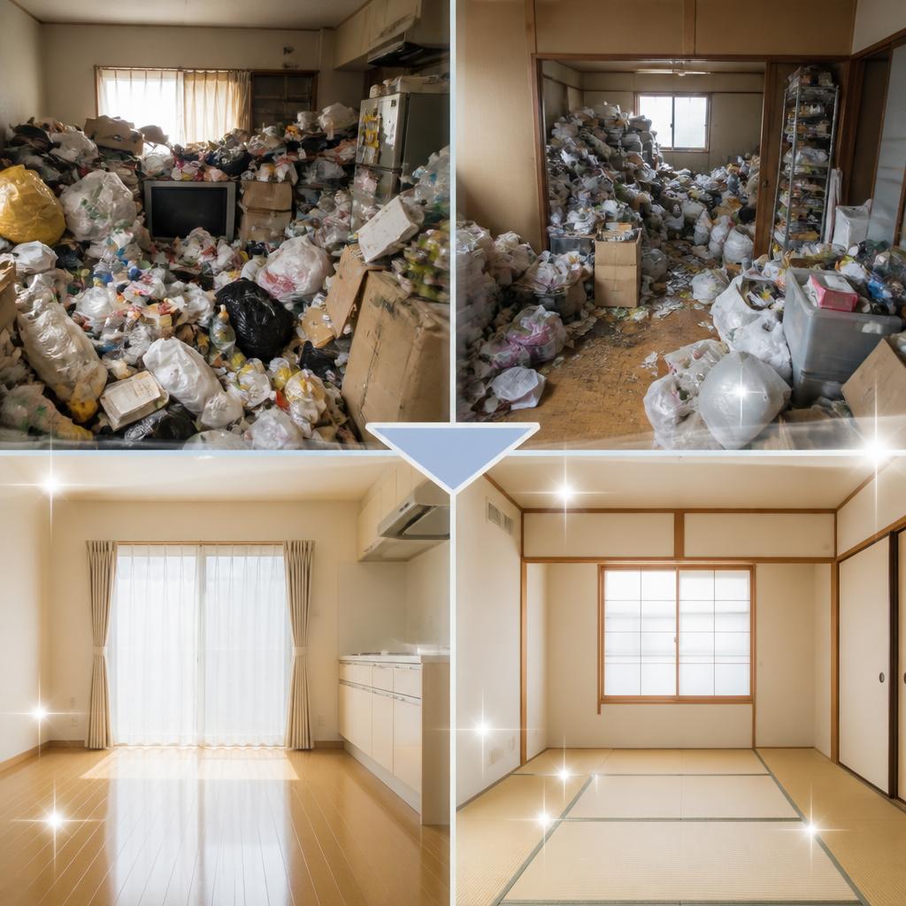ごみ屋敷の片付けは専門業者にお任せ、スムーズな整理を実現