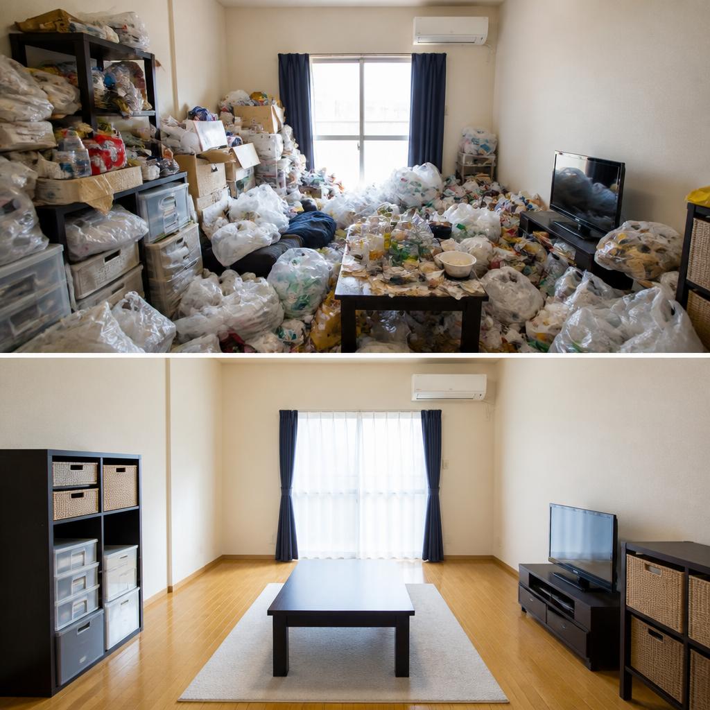 住居整理の専門家があなたのゴミ屋敷をスッキリ整理します！