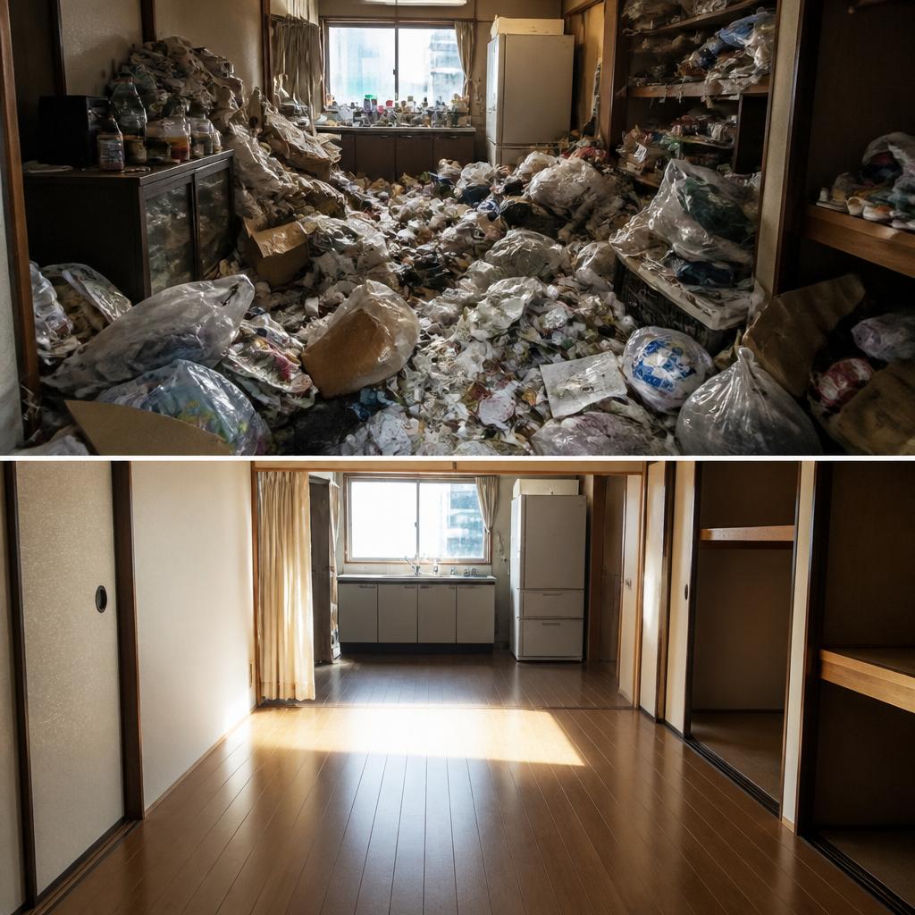 ごみ屋敷の整理はお任せ！