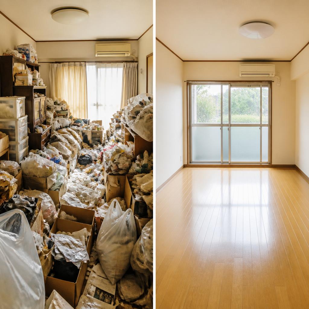 南足柄市の整理収納のプロによるごみ屋敷の片付け - 迅速かつ丁寧に対応します