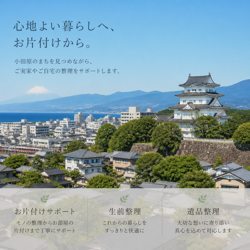 亡き人への感謝を込めた、丁寧な片付け支援