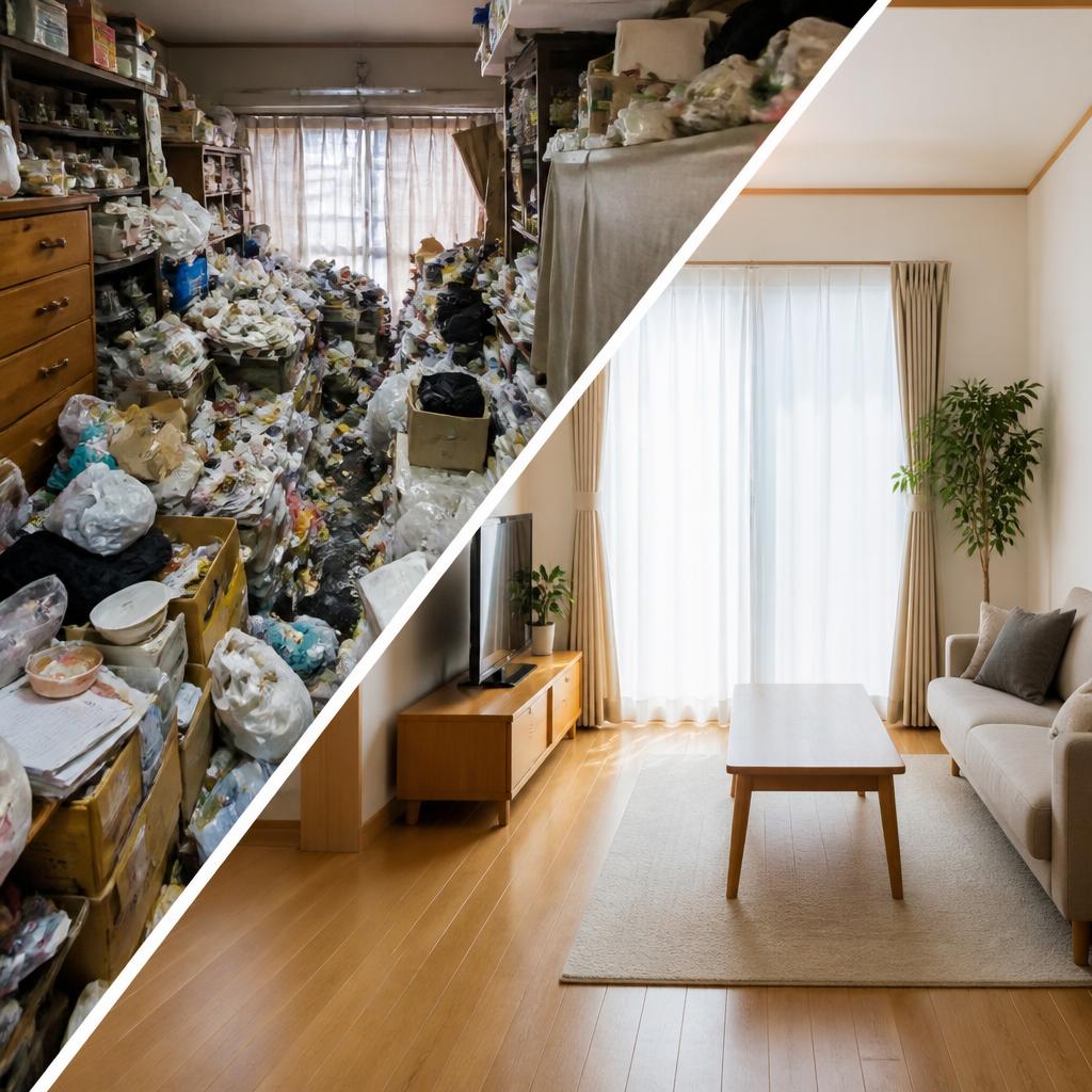 ごみ屋敷の片付けもお任せ