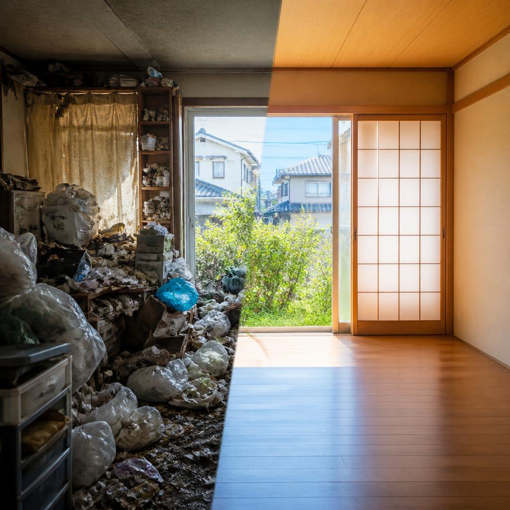 ごみ屋敷の問題も地域密着で迅速に解決します！